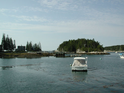 Five Islands Harbor from Prout Escale catamaran