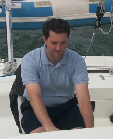 Bill Hilley on Prout Escale catamaran