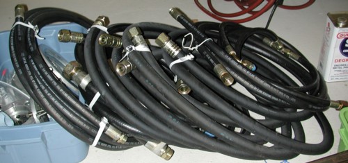 New Hydraulic hoses for Prout Escale Catamaran