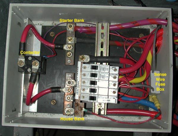 Finished Prout Escale Catamaran Electrical LinkBox