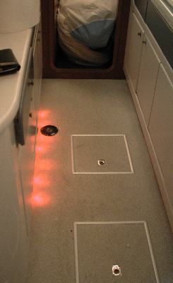 Prout Escale catamaran Light strip installed in Galley